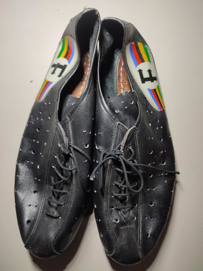 Classic steel bikes Road cycling shoes Fangio