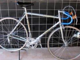 Simoncini race steel bike from 1973 vintage columbus