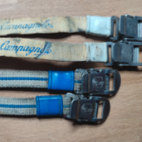 Campagnolo leather toe straps